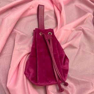 New Bobbi Brown Pink Velvet Pouch
